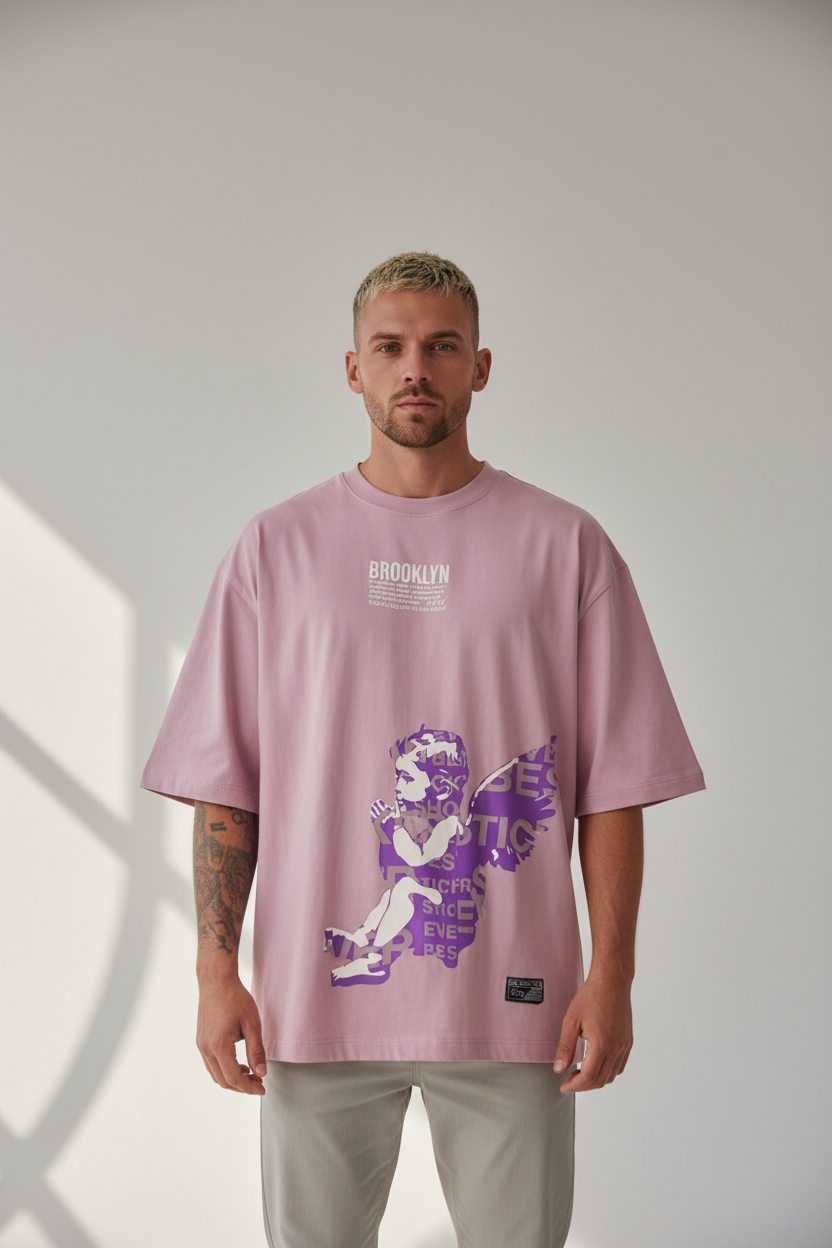 Camiseta oversize angel best 250gr