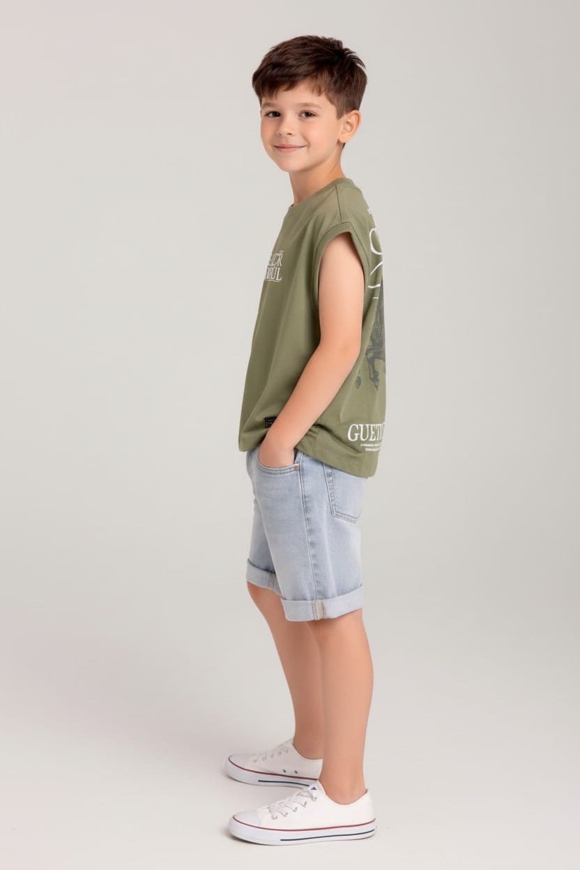 Camiseta Oversize SIza Kids CREATOR CAREFUL 260GRS