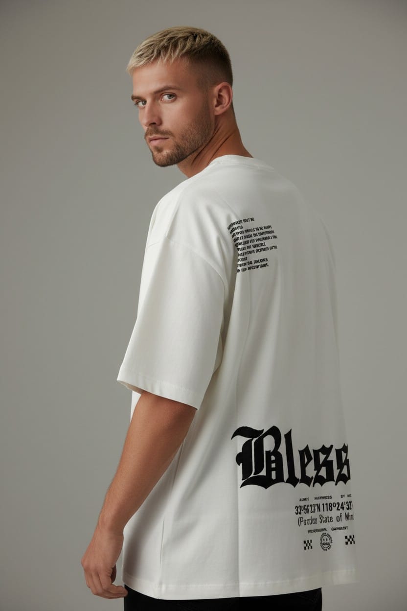 Camiseta Oversize BLESSED PARADISE GTTO 260GRS