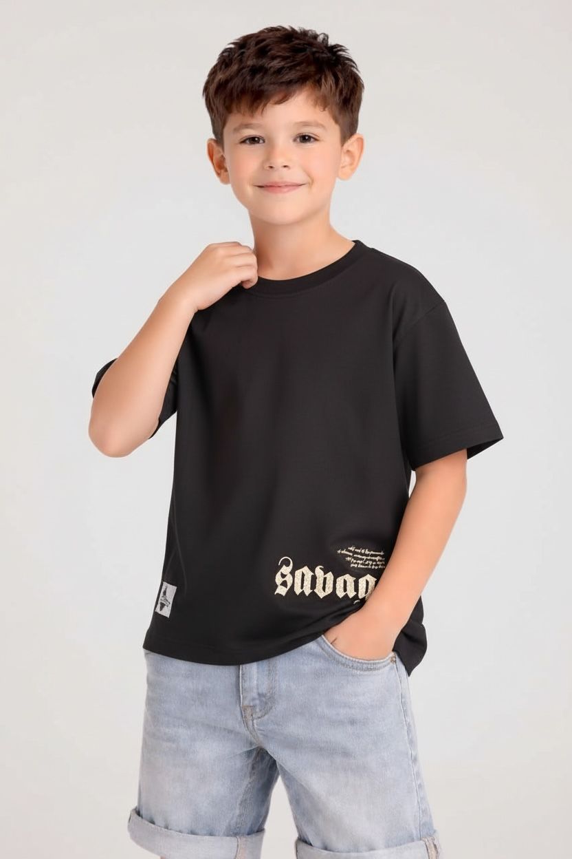 Camiseta Oversize KIDS SABAGE 260GRS