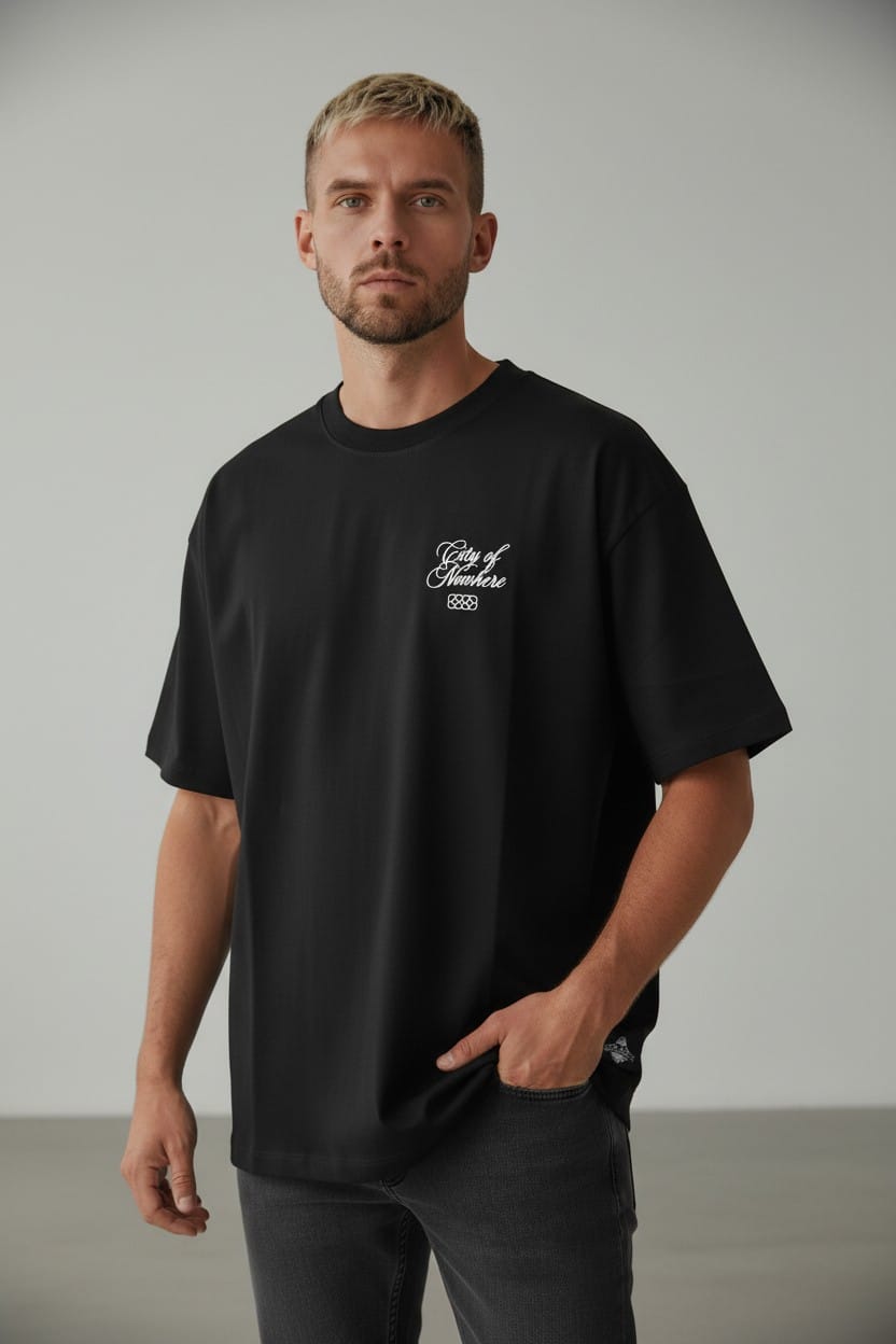 Camiseta Oversize CITY OF NOWHERE GTTO 260GRS
