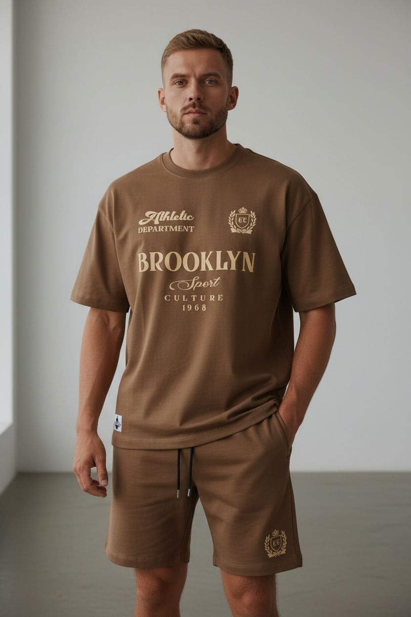 Conjunto Oversize BROOKLIYN SPORT COFFEE 300GRS