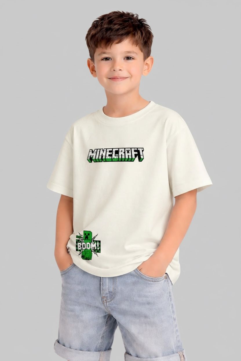 camiseta oversize minecraft 250gr
