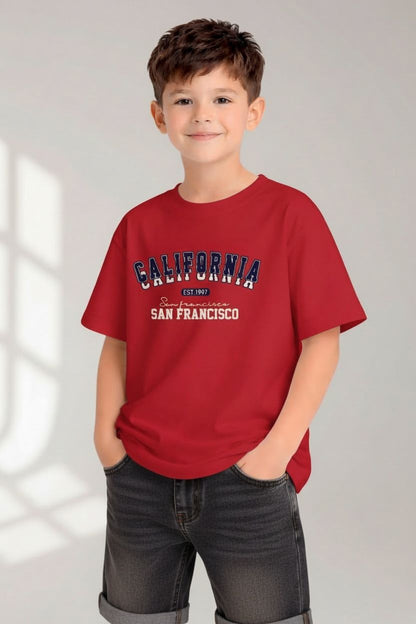 camiseta oversize california red 250gr