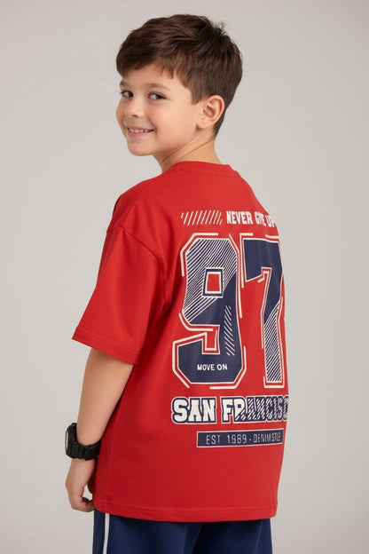 camiseta oversize california red 250gr