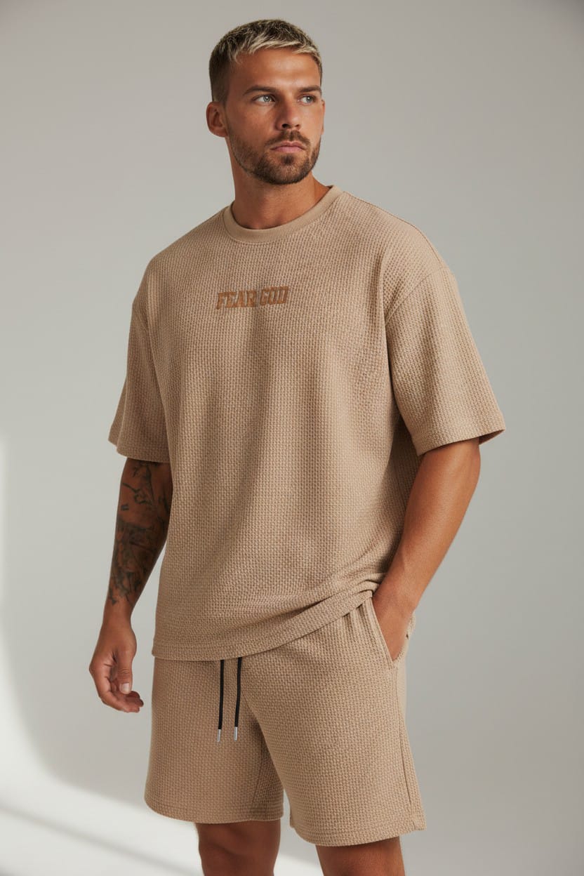 Conjunto Oversize Tela Wafer FEAR GOD 250GRS