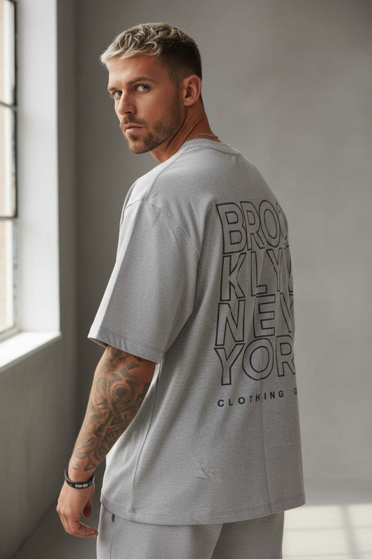 Camiseta Oversize Guetto BROOKLIN NEW YORK 210Ggrs