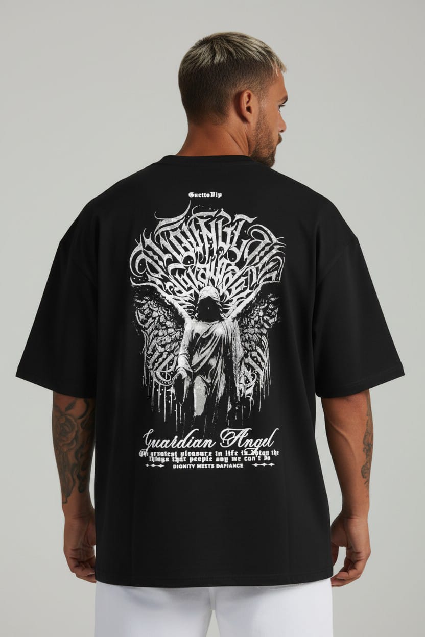 Camiseta Oversize GUARDIAN ANGEL  250gr