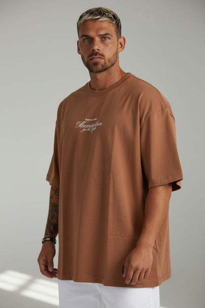 Camiseta Oversize  REF MANHATTAN  PEACE 260gr