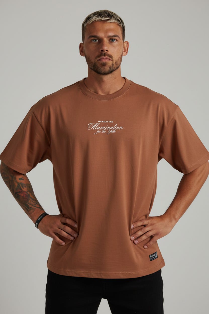 Camiseta Oversize  REF MANHATTAN  PEACE 260gr