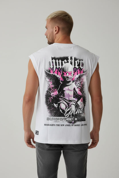 Camiseta Siza Oversize ANGEL OF MONEY POWER 260GRS