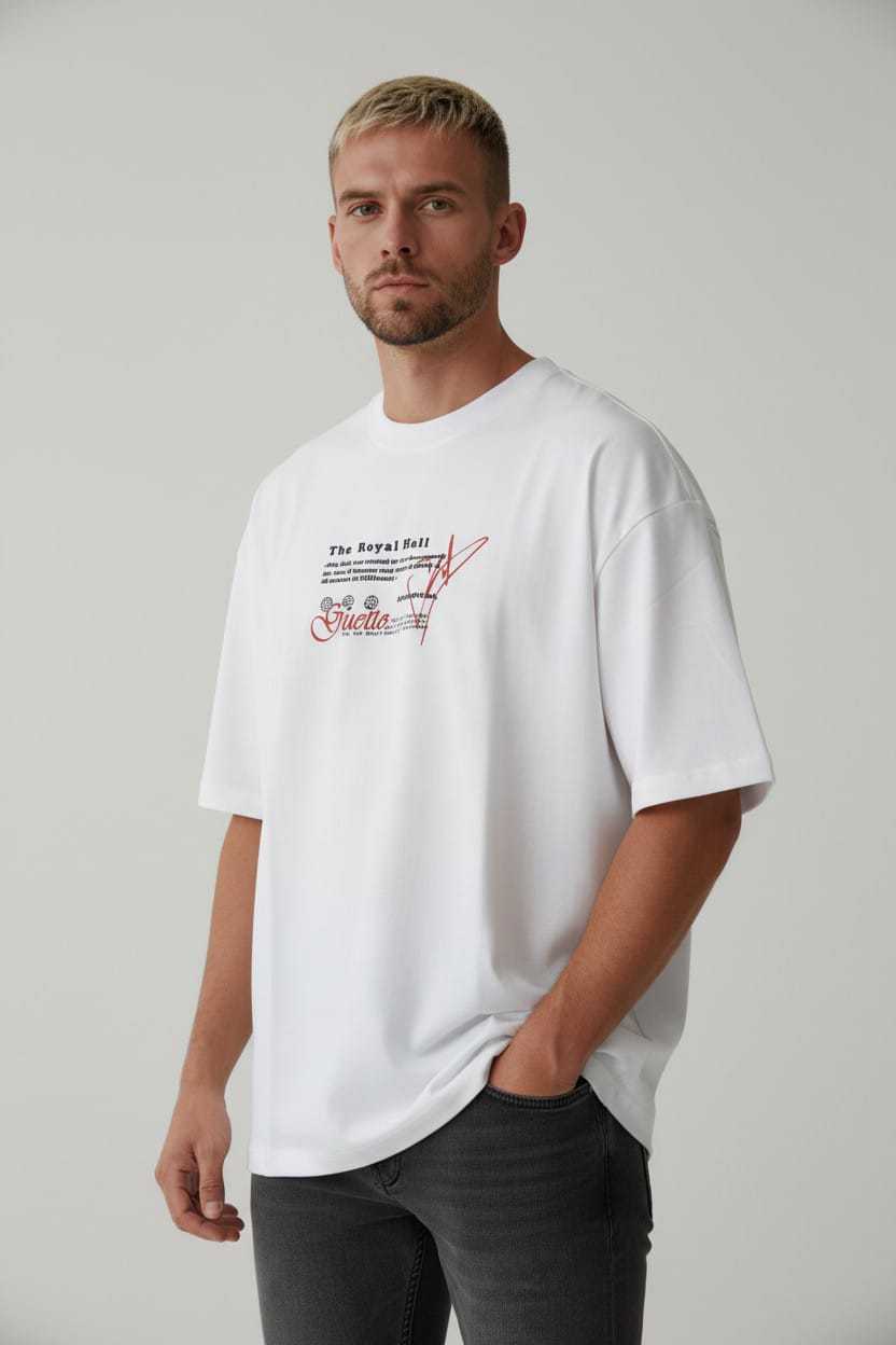 Camiseta Oversize  THE ROYAL HALL GTTO 260GRS