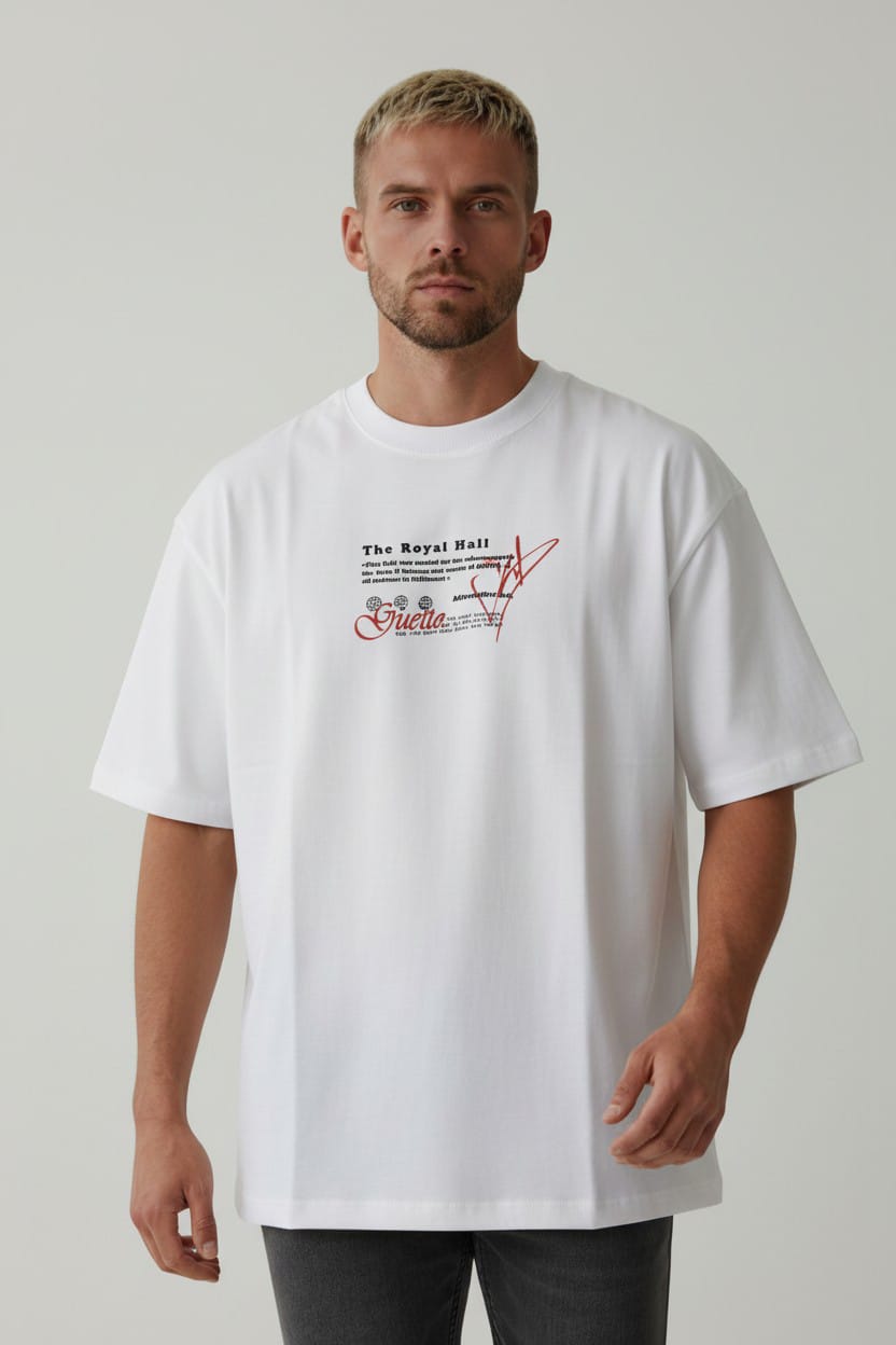 Camiseta Oversize  THE ROYAL HALL GTTO 260GRS