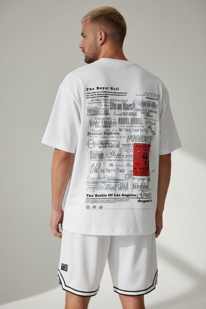 Camiseta Oversize  THE ROYAL HALL GTTO 260GRS