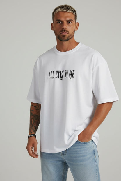 Camiseta Oversize  TUPAC ALL EYES ON ME  260GRS