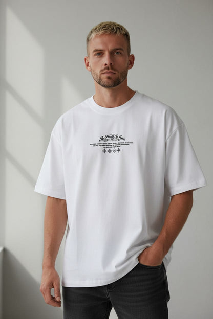 Camiseta Oversize THE WORLD IS MINE   260GRS
