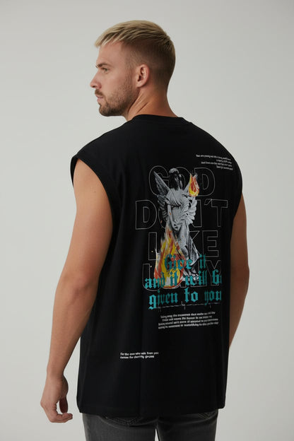 Camiseta Siza Oversize GOD DONT LIKE 260GRS