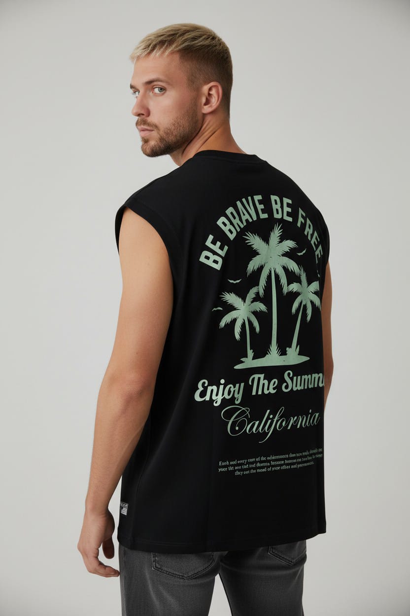 Camiseta Siza Oversize BE BRAVE BE FREE 260GRS