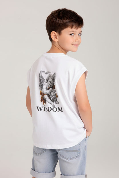 Camiseta Kids Siza Oversize WISDOM 260GRS