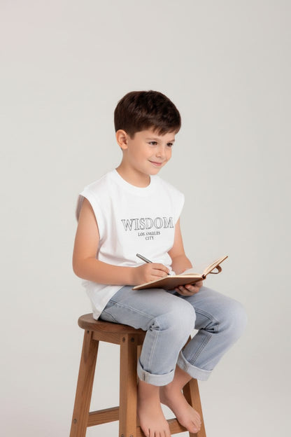 Camiseta Kids Siza Oversize WISDOM 260GRS