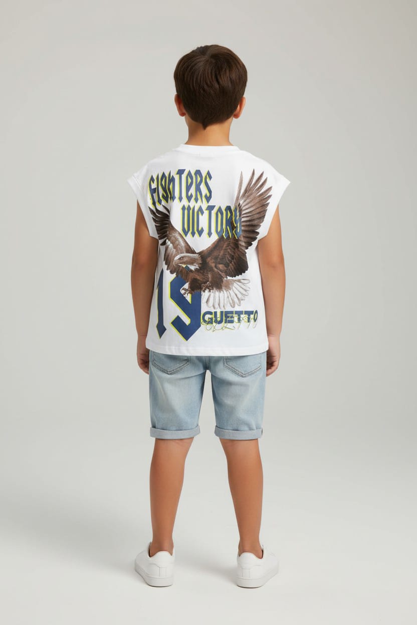 Camiseta Oversize SIza Kids 19 VICTORY 260GRS