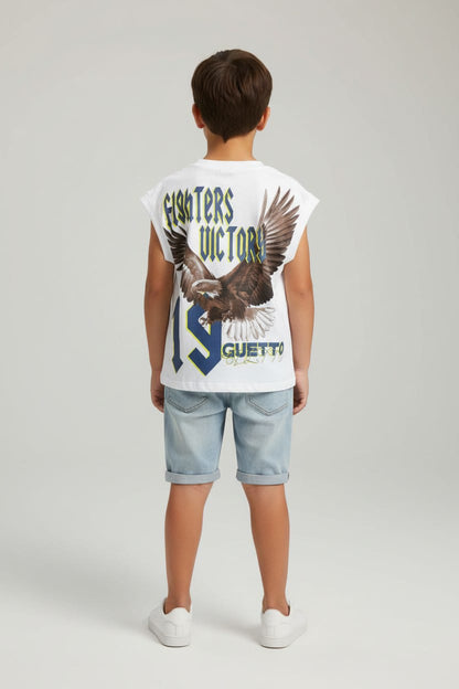 Camiseta Oversize SIza Kids 19 VICTORY 260GRS