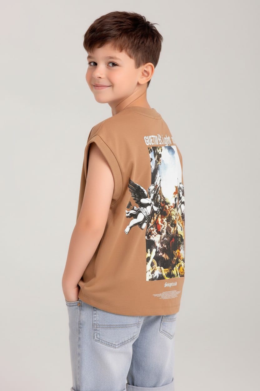 Camiseta Oversize SIza Kids RIGTH NOW 260GRS