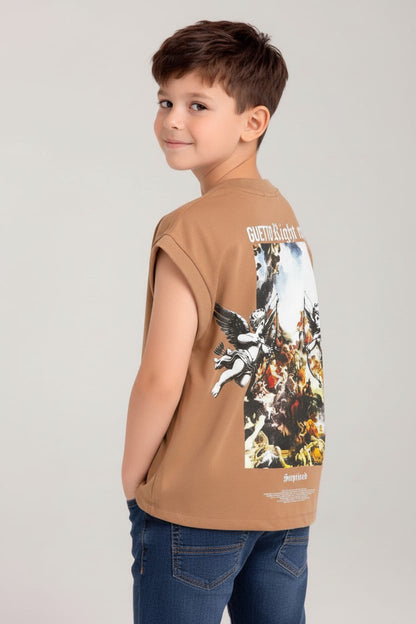 Camiseta Oversize SIza Kids RIGTH NOW 260GRS