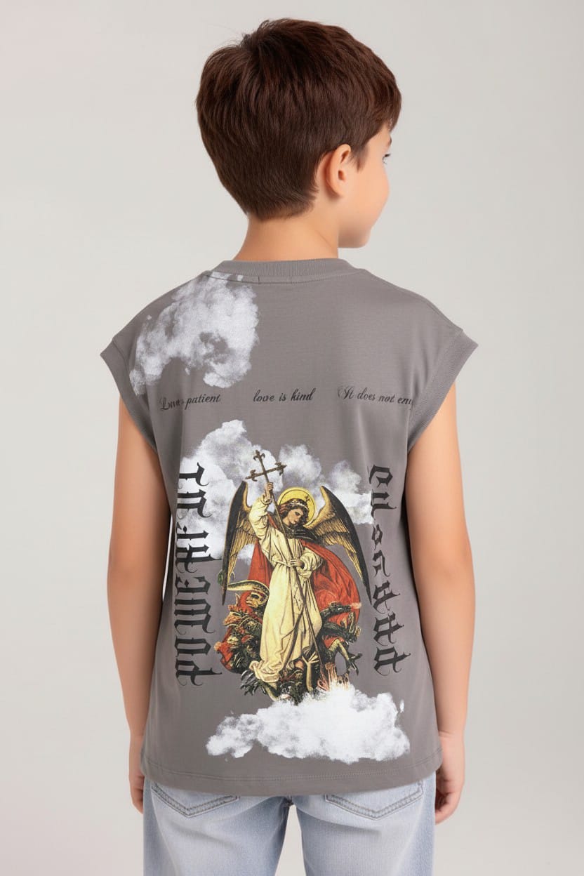 Camiseta Oversize SIza Kids FEEL GOOD 260GRS