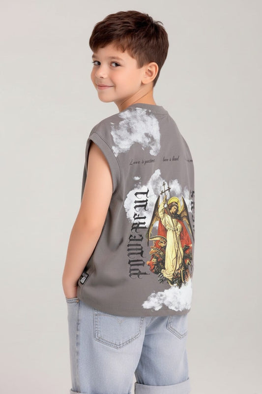 Camiseta Oversize SIza Kids FEEL GOOD 260GRS