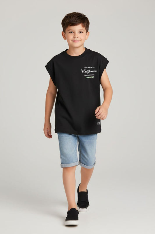 Camiseta Oversize SIza Kids BE BRAVE BE FREE 260GRS