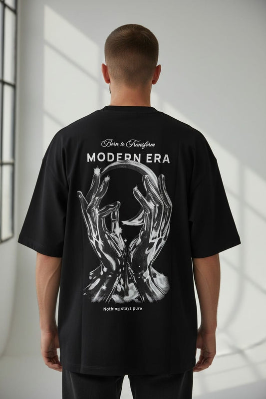 Camiseta Oversize  BORN TO TRANSFORM 260GRS