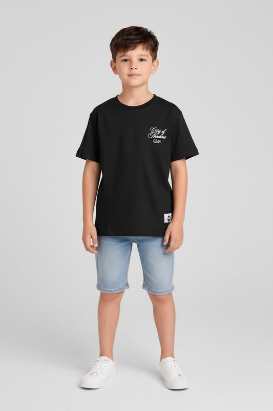Camiseta Oversize KIDS CITY  OF GTTO 260GRS