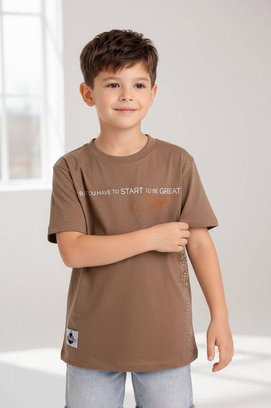 Camiseta Oversize KIDS STAR TOBE GREAT  260GRS