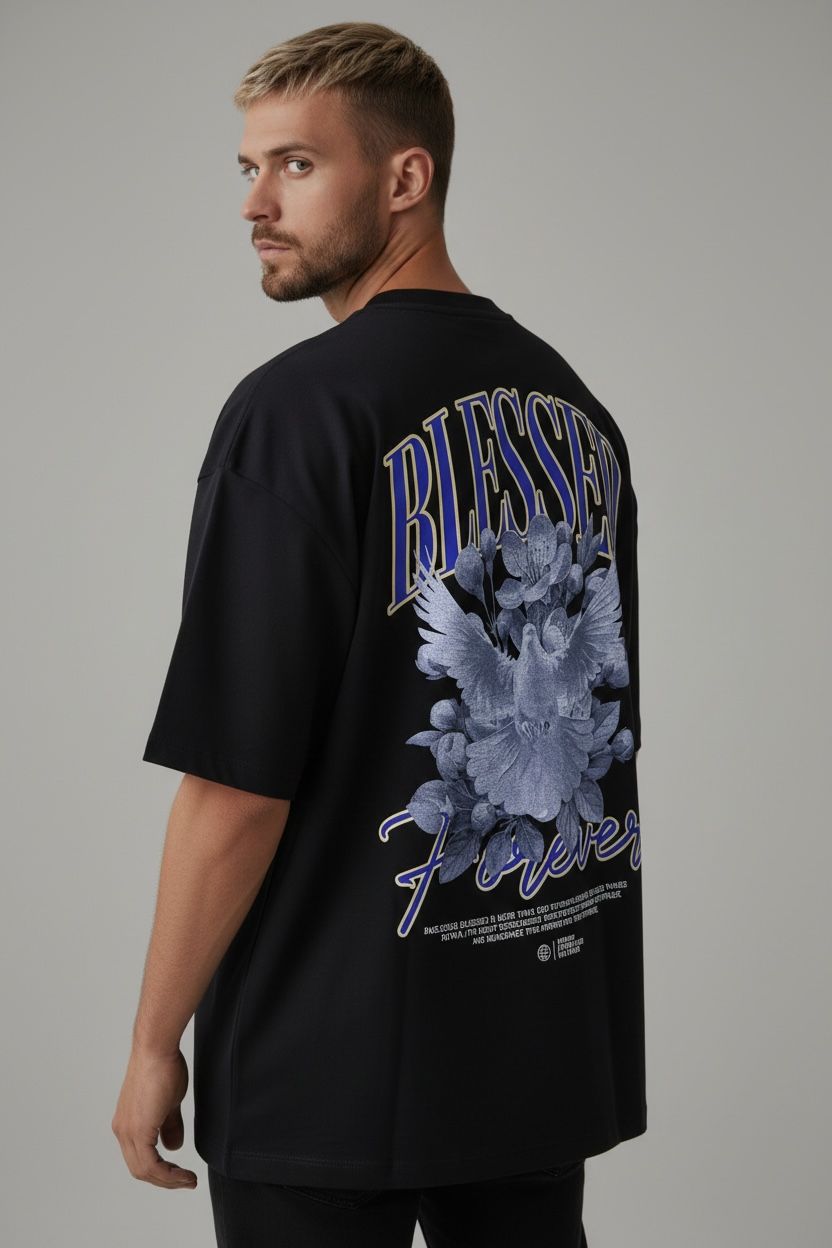 Camiseta Oversize BLESSED 260GRS