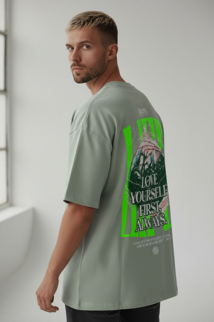 Camiseta Oversize LOVE YOURSELF 260GRS