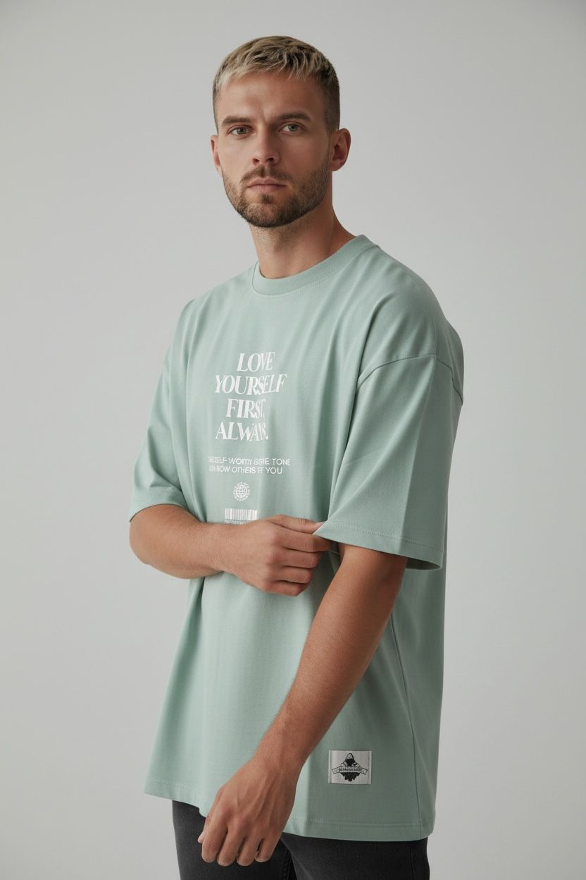 Camiseta Oversize LOVE YOURSELF 260GRS