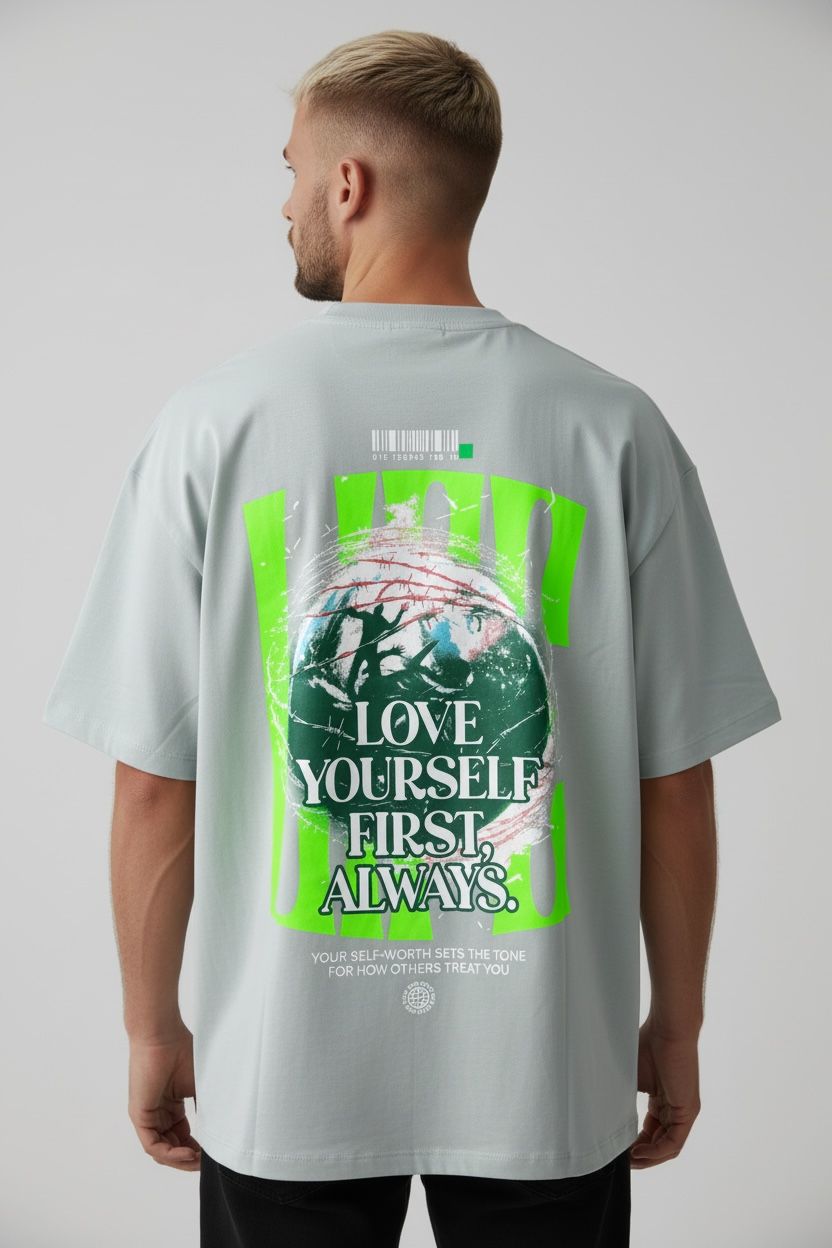 Camiseta Oversize LOVE YOURSELF 260GRS