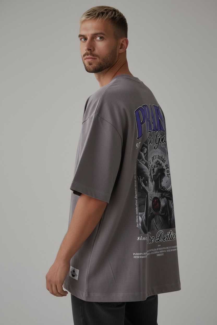 Camiseta Oversize PARADISE FOR GOD 260GRS