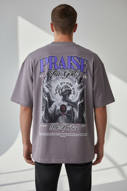 Camiseta Oversize PARADISE FOR GOD 260GRS