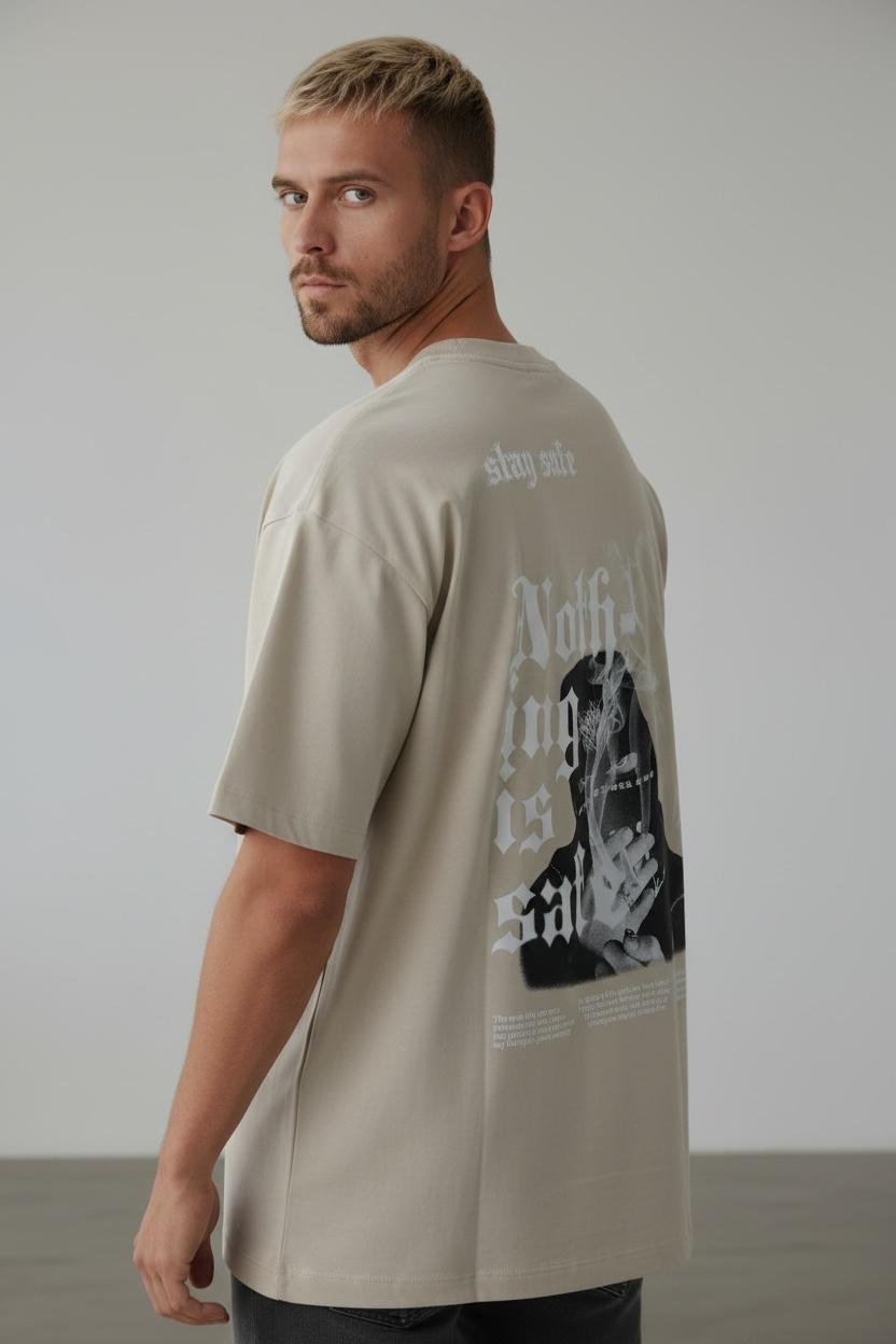 Camiseta Oversize NO THKING IS SALE GTTO 260GRS