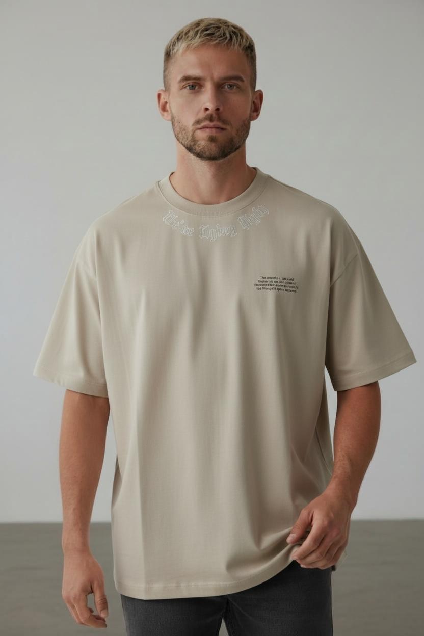 Camiseta Oversize NO THKING IS SALE GTTO 260GRS