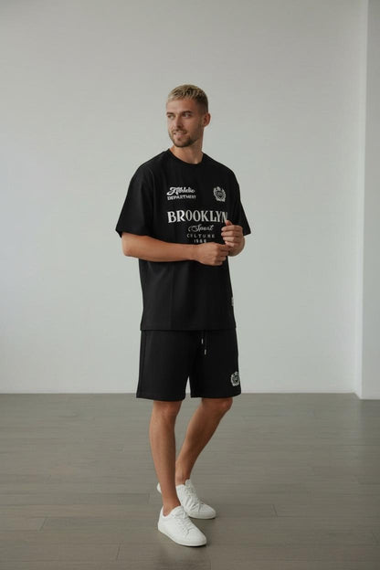 Conjunto Oversize BROOKLIYN SPORT BLACK 310GRS