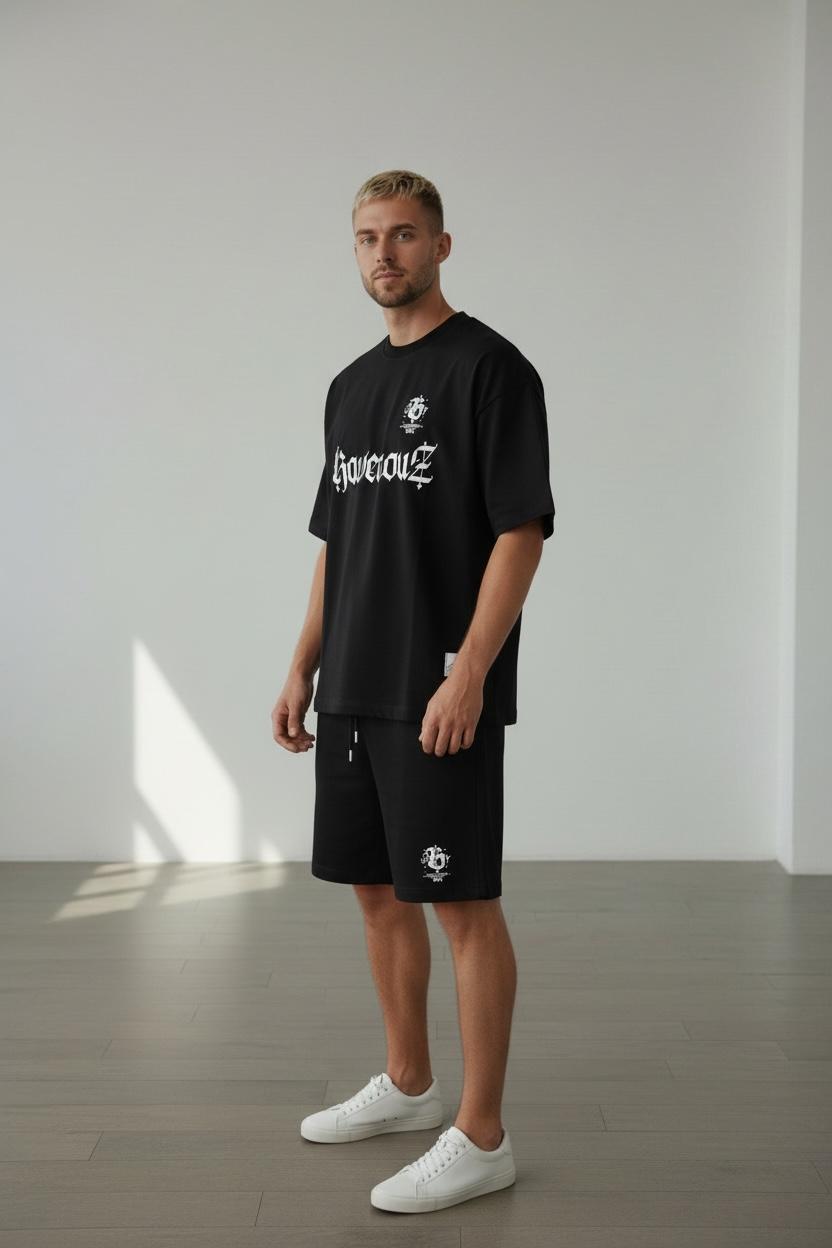 Conjunto Oversize RAVENOUZ BLACK 310GRS