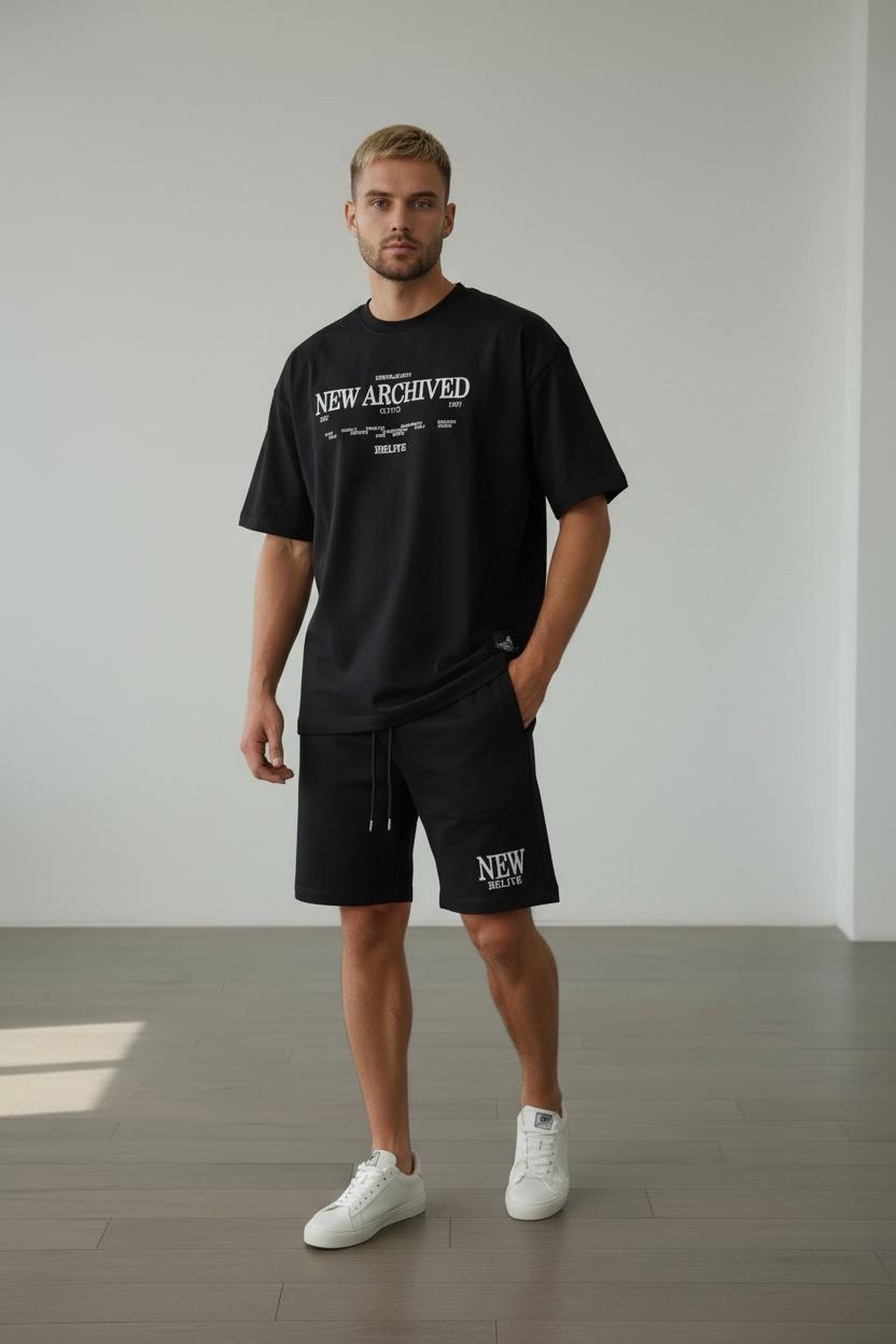 Conjunto Oversize NEW ARCHIVED BLACK 310GRS