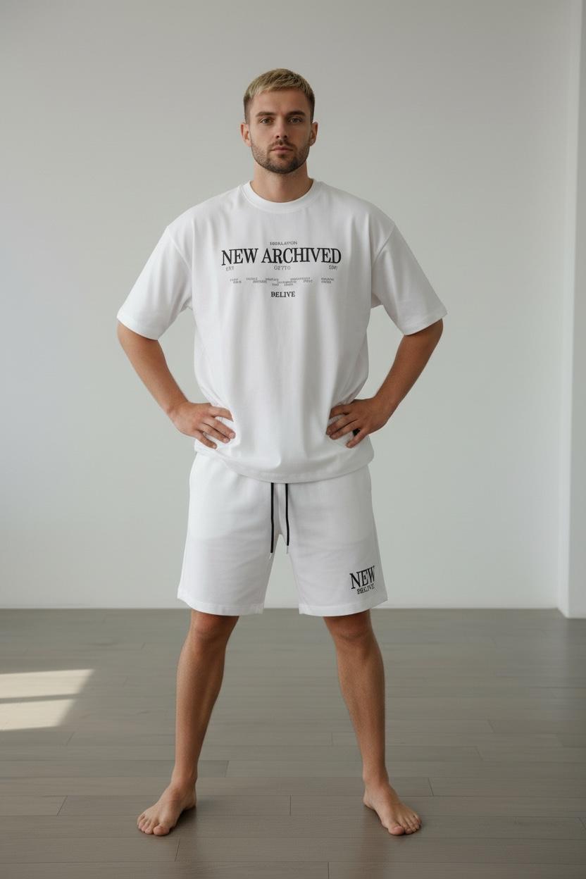 Conjunto Oversize NEW ARCHIVED WHITE 310GRS